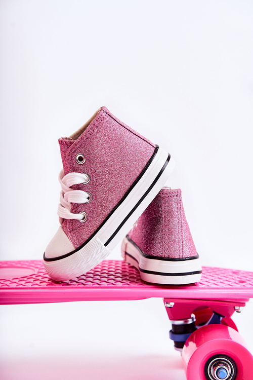Children's High Sneakers Pink Catrina