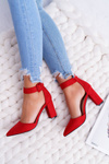 Red Domine Women's Pointed Stiletto pumps