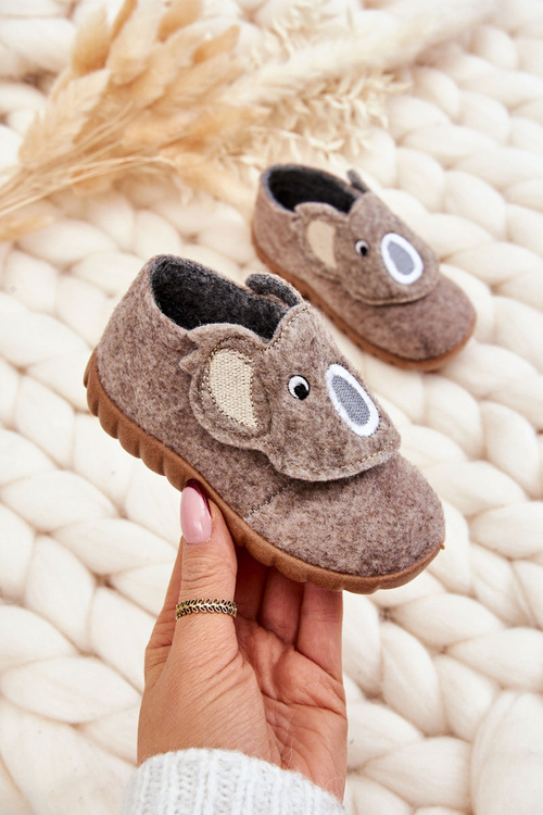 Papcie Dziecięce Koala Beżowe Befado 620P002