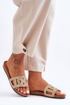 Women's Studded Loafers Beige Evelins