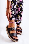 Fashionable Women's Slippers Black Penelope