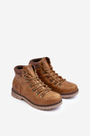 Men's Leather Trekking Boots Brown Trivilla 