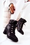 Stiletto Booties Heated Black Charmmis