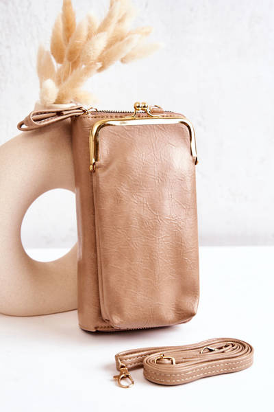 Wallet Handbag 2 in 1 On the Bigiel Beige Leonore