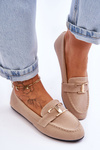 Classic Slip On Loafers Light beige Carly