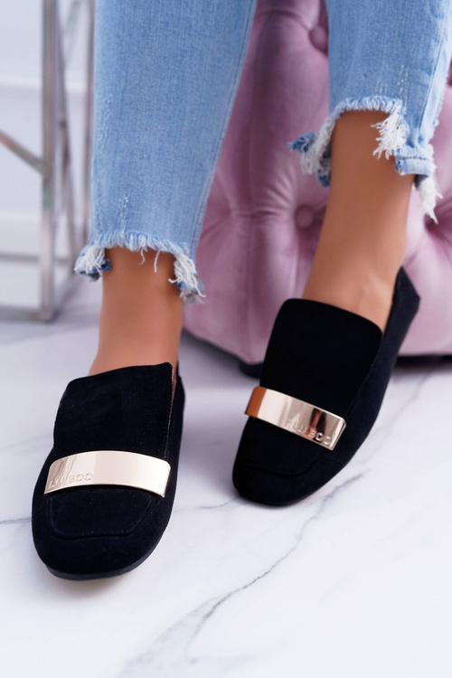 Women's Golden Scarlet Black Lords Lu Boo Harlem Moccasins