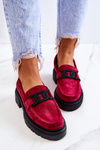 Suede Loafers With Decoration La.Fi 210031FU-SU Fuchsia