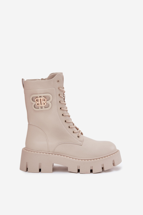 Insulated workery women's with decoration light beige Melisse