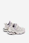 Children's Sneakers On Thick Sole White Lianees