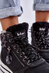 Botki Damskie Ocieplane Czarne Lee Cooper LCJ-22-31-1448 