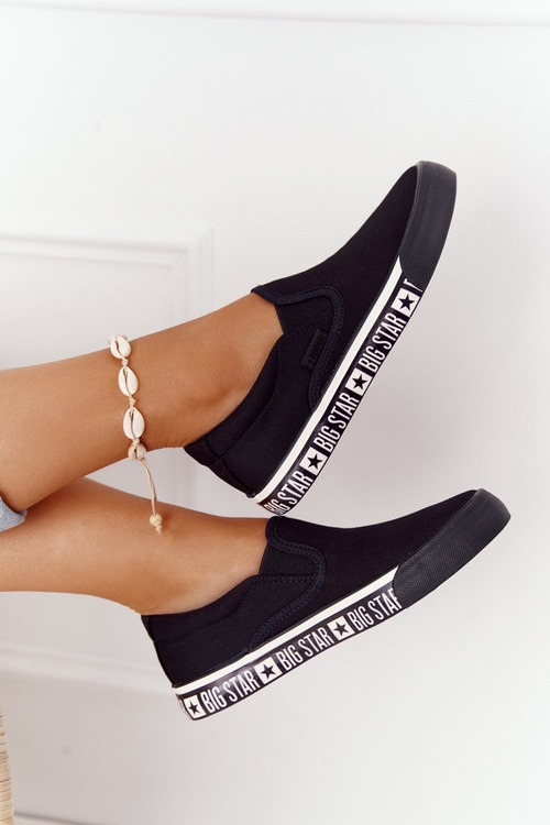 Tenisówki Slip-on Big Star Czarne HH274012