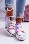 Women's Sneakers Transparent Pink Miltown