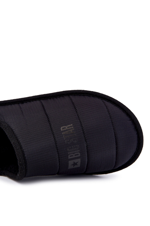 Men's Classic Slippers Big Star KK174361 Black