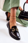 Women's Laquered Loafers Black Coriso