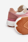 Buty Sportowe Sneakersy Damskie Różowo-Białe Big Star LL274438 