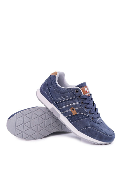 Sportowe Męskie Buty Casual Granatowe Super