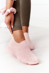 Damskie Sportowe Buty Slip-on Różowe Yoga Class
