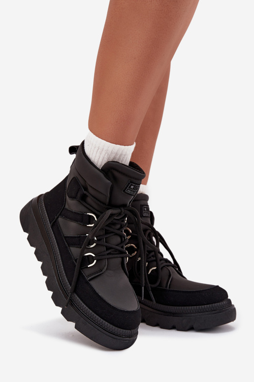 Women's Ankle Boots Platform Black Liorae