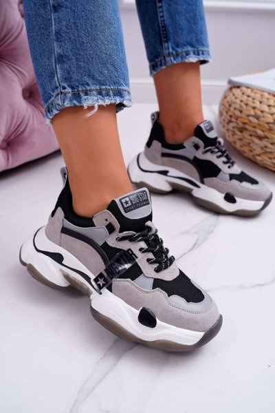 Women's Sports Shoes Big Star by Daniel Lopez Grey FF274427