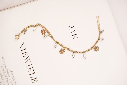 Women's Bracelet Celebrity Gold Clover Daisy