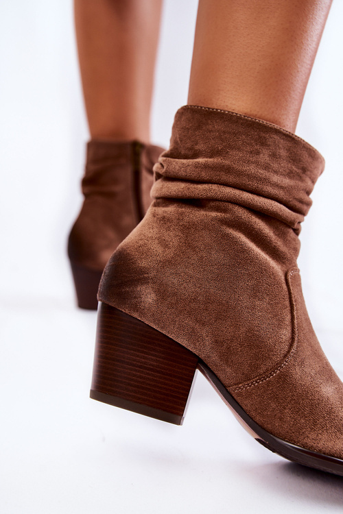 Women's Suede Warm Boots Beige Wenche