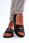 Black boys' flip-flops 4FJMM00FFLIM043-21S