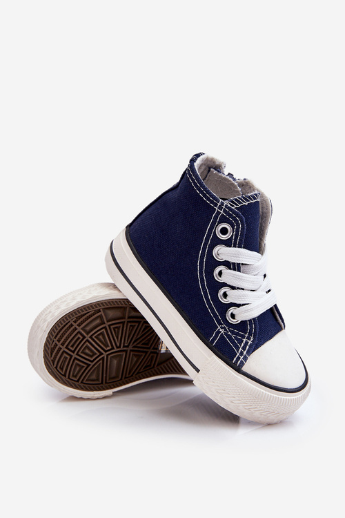 Children's High Sneakers navy blue Filemon