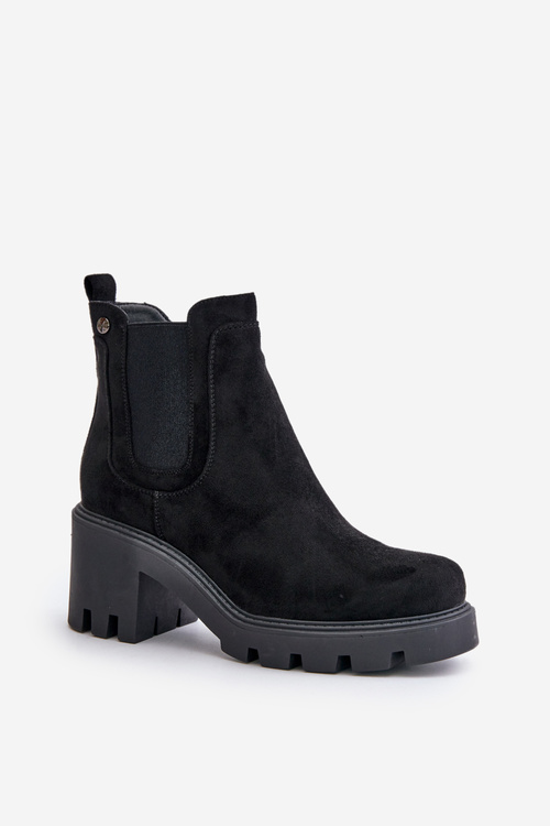 Insulated Chelsea Boots with Zip Black Arlethia