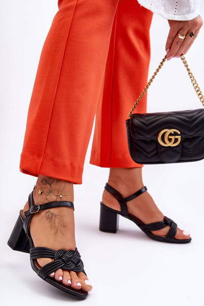 Comfortable Leather Sandals On A Heel gold Bellamy