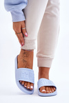 Women's Slippers Big Star HH274A042 Light blue