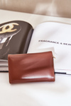 Lacquered Women's Wallet Brown Rahner