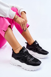 Classic Platform Sneakers Black Larec