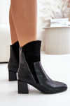 Insulated Women's Heeled Boots Black Relabina