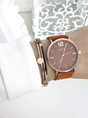 Women's Watch Ernest Manon Suede Orange