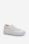 Women's sneakers on chunky platform White Amyete
