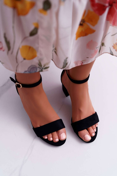 Women's Stiletto Sandals Black Zephira