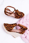 Women's Sandals On Platform Platform Leopard Begest