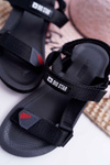 Women's Big Star Velcro Sandals Black DD274A282