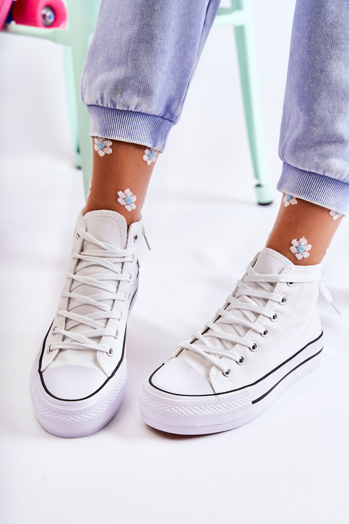 Classic High-top Sneakers White Volterro