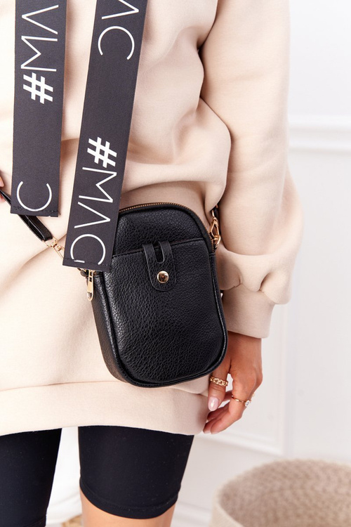 Small Women's Waist Sachet Cross Bag Amsterdam Black