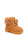 Children's Boots Fleece-lined Trappers Camel Tesoro