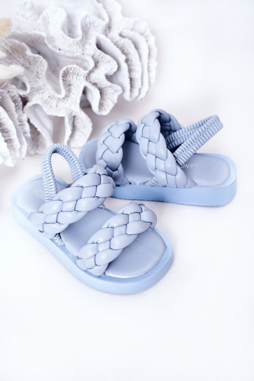 Children's Sandals With Drawstring Blue Cutie-Pie