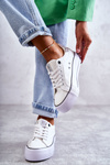 Women's Material Sneakers Big Star KK274037 White