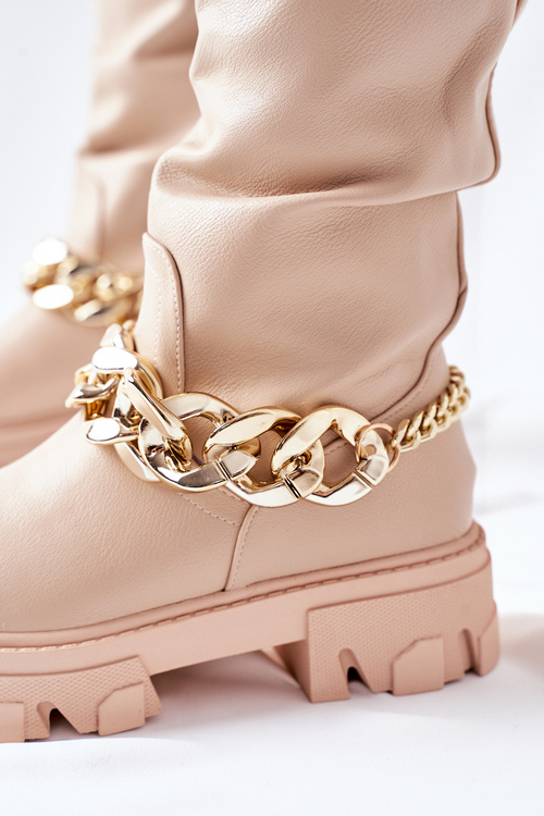 High boots Beige Cecina