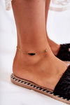 Women's Slippers With Material Flowers Black Susana