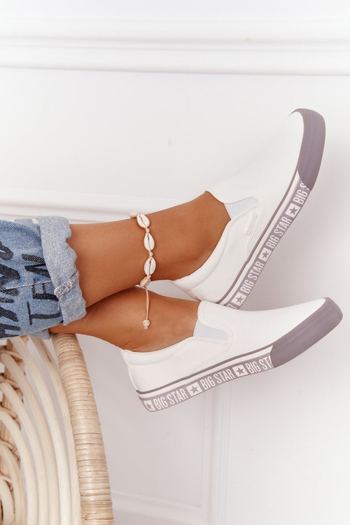 Women's Slip-on Sneakers Big Star HH2740007 White
