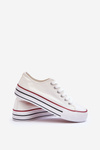 Classic Low Platform Sneakers White Jazlyn