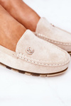 Women's Suede Loafers Beige Madelyn