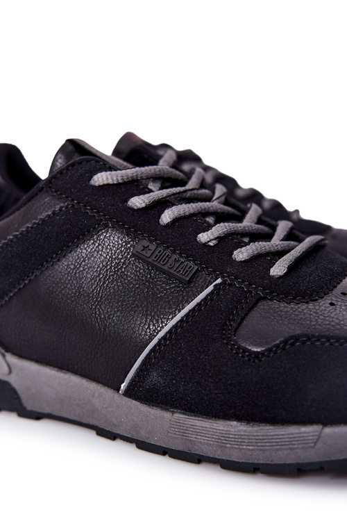 Men's Sport Shoes Memory Foam Big Star Black II174084