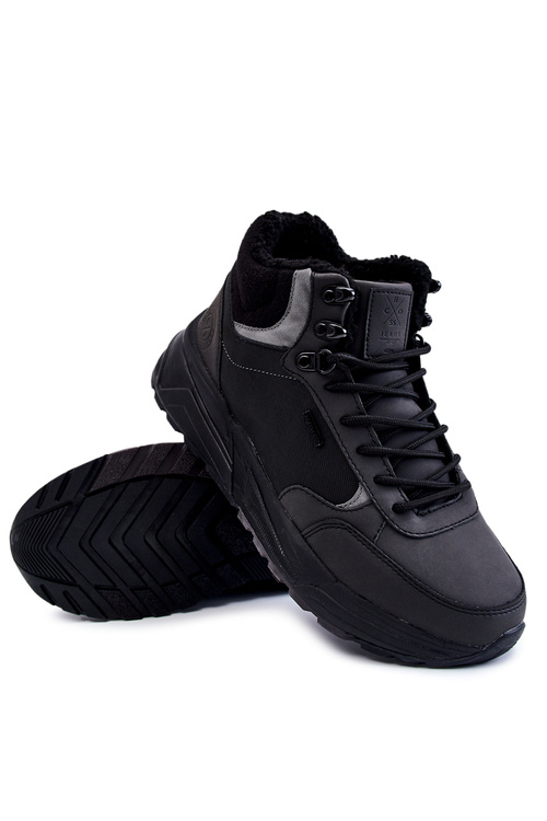 Men's Warm Trekking Shoes Cross Jeans KK1R4031C Black